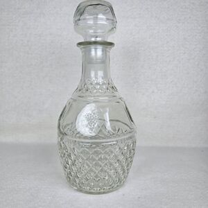 Vintage Princess House Decanter And Stopper PHC4 Diamond Cut